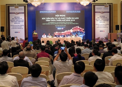 Phó Thủ tướng Vương Đình Huệ dự hội nghị xúc tiến đầu tư và phát triển du lịch Thừa Thiên-Huế